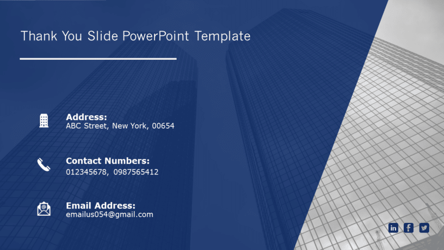 Thank You Slide 10 PowerPoint Template