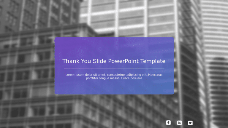 Thank You Slide 2 PowerPoint Template & Google Slides Theme