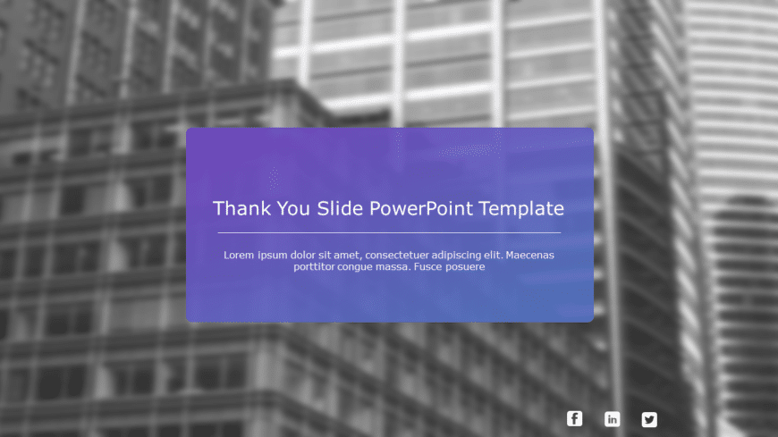 Thank You Slide 2 PowerPoint Template