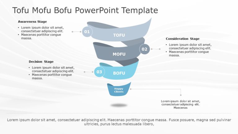 Tofu Mofu Bofu 04 PowerPoint Template & Google Slides Theme