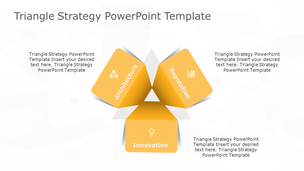 Triangle Strategy PowerPoint Template & Google Slides Theme
