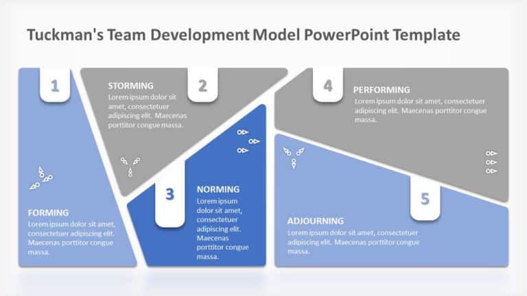 Tuckmans Team Development Model 02 PowerPoint Template & Google Slides Theme