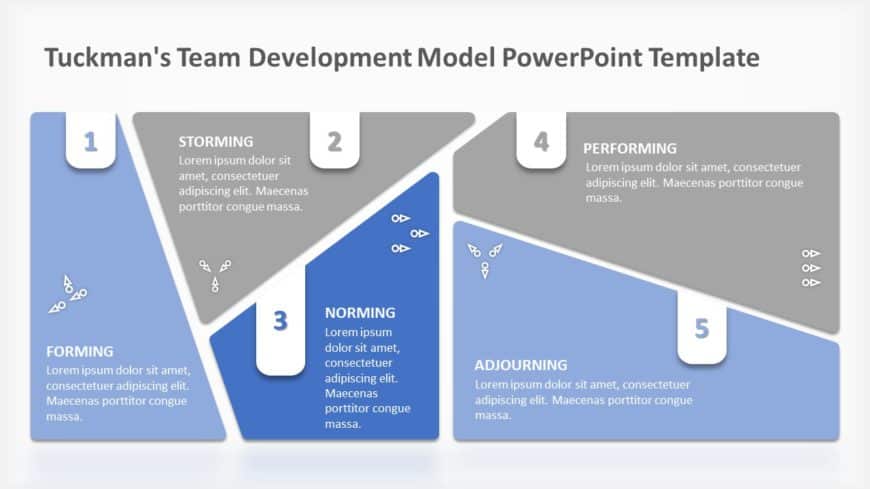 Tuckmans Team Development Model 02 PowerPoint Template