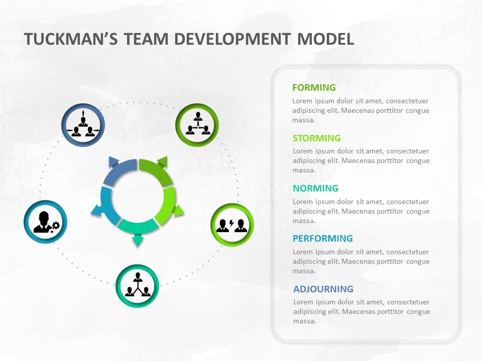 Tuckmans Team Development Model 04 PowerPoint Template