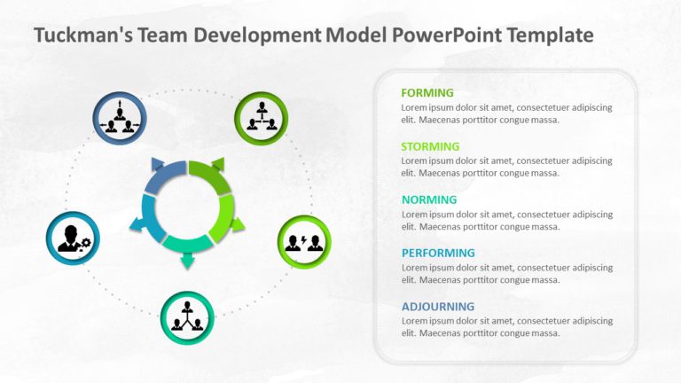 Tuckmans Team Development Model 04 PowerPoint Template & Google Slides Theme