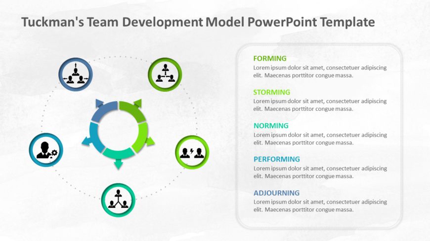 Tuckmans Team Development Model 04 PowerPoint Template