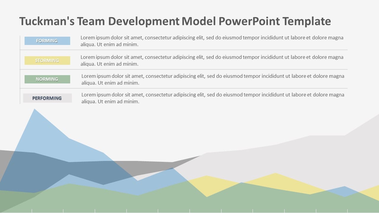 Tuckmans Team Development Model 05 PowerPoint Template & Google Slides Theme