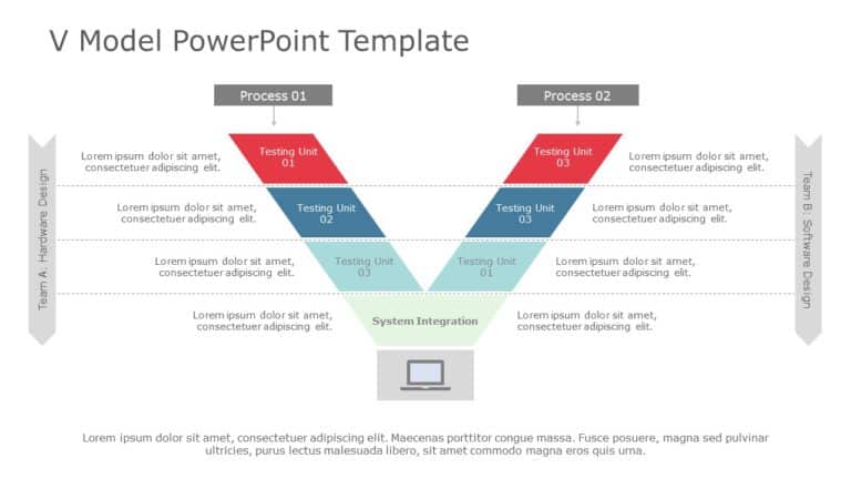 V Model 01 PowerPoint Template