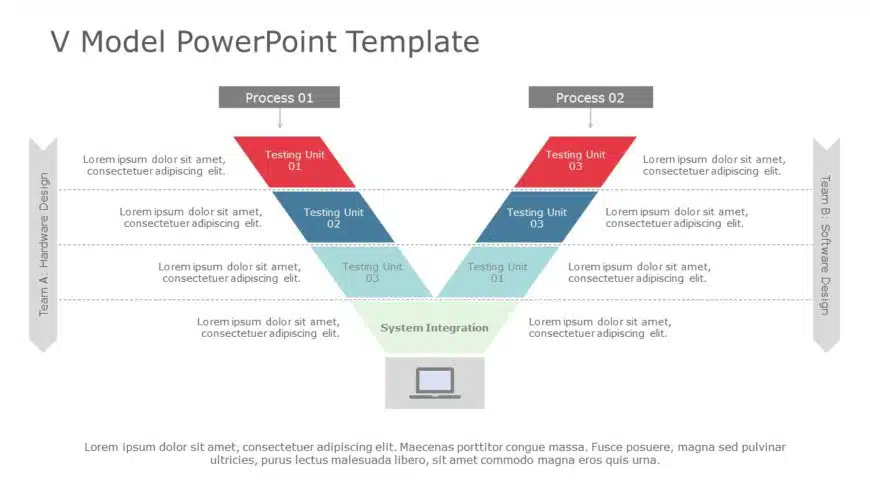 V Model 02 PowerPoint Template