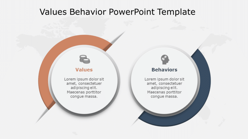 Values Behavior 127 PowerPoint Template
