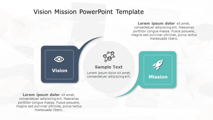 Vision Mission 164 PowerPoint Template