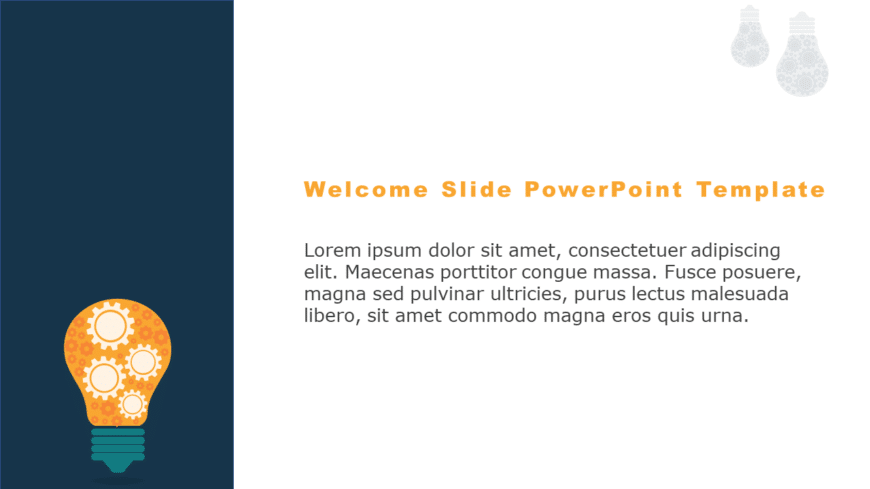 Welcome Slide 02 PowerPoint Template