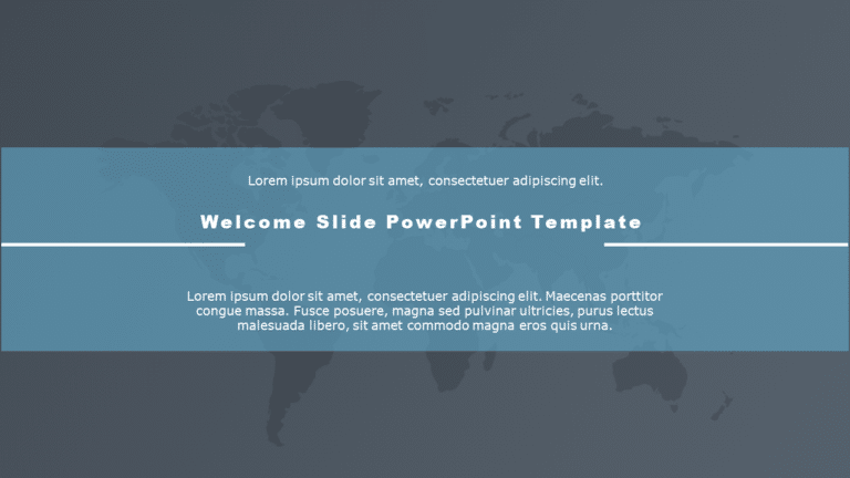 Welcome Slide 03 PowerPoint Template & Google Slides Theme