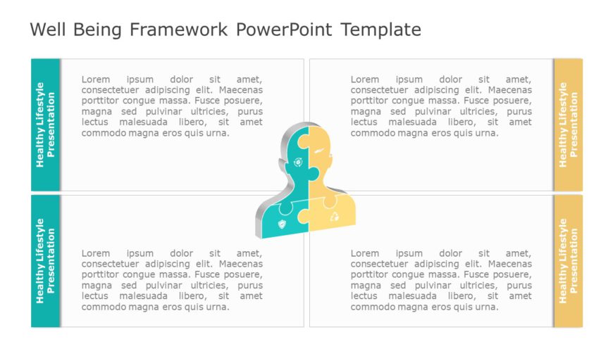 Well Being Framework 04 PowerPoint Template