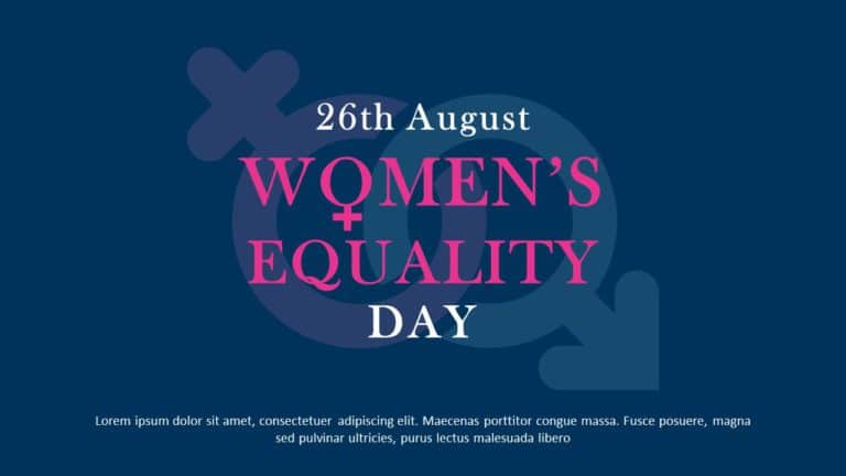 Women Equality Day 06 PowerPoint Template & Google Slides Theme