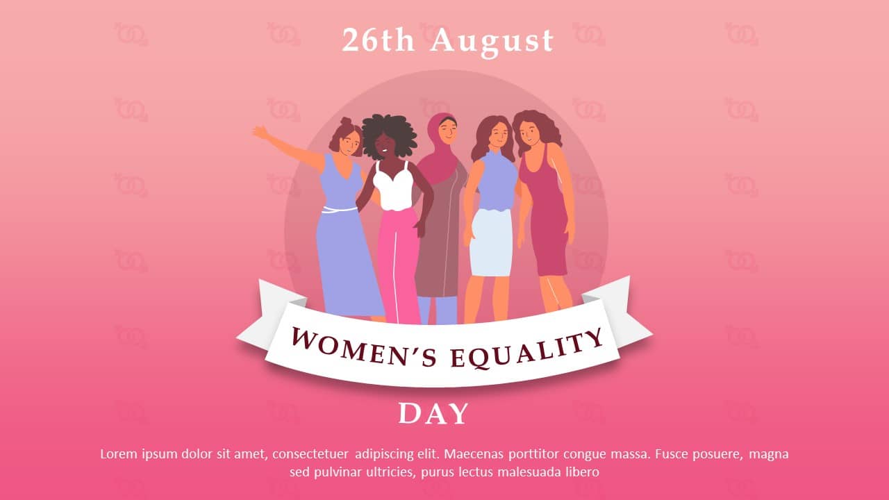 Women Equality Day 07 PowerPoint Template & Google Slides Theme