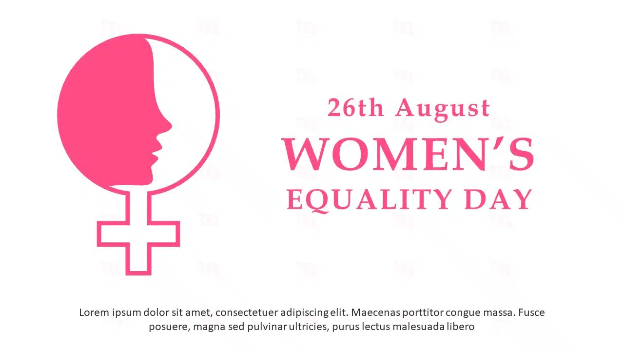 Women Equality Day 08 PowerPoint Template & Google Slides Theme