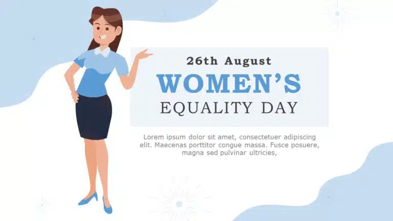 Women Equality Day 10 PowerPoint Template & Google Slides Theme