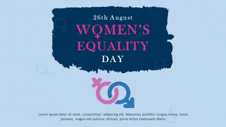 Women Equality Day 11 PowerPoint Template & Google Slides Theme