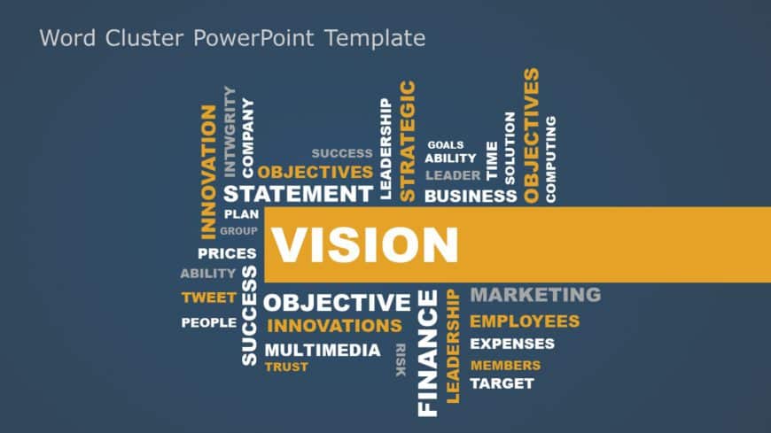 Word Cluster PowerPoint Template