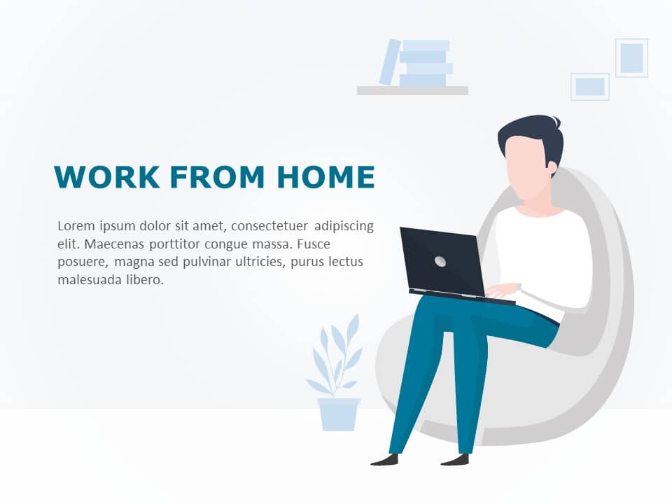 Work From Home Guidelines PowerPoint Template