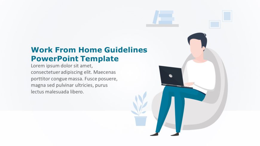 Work From Home Guidelines PowerPoint Template