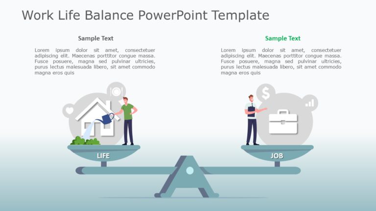 Work Life Balance 01 PowerPoint Template & Google Slides Theme