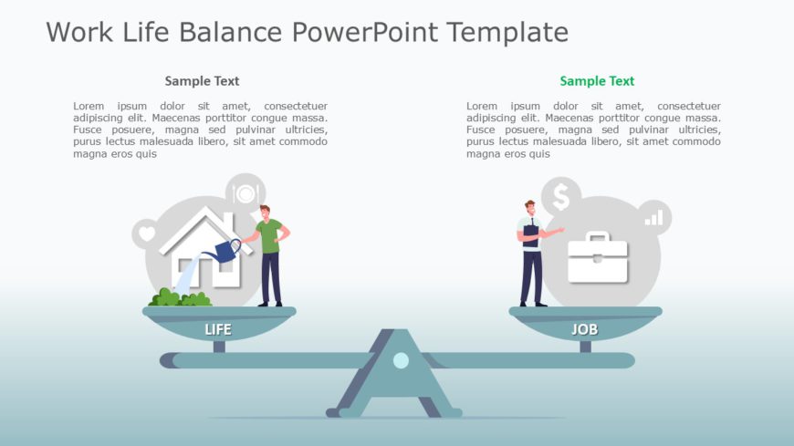 Work Life Balance 01 PowerPoint Template
