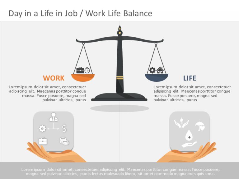 Work Life Balance 03 PowerPoint Template