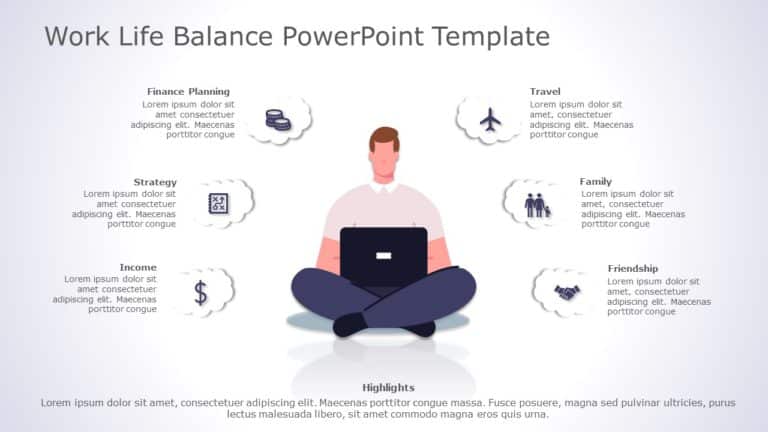 Work Life Balance 04 PowerPoint Template & Google Slides Theme