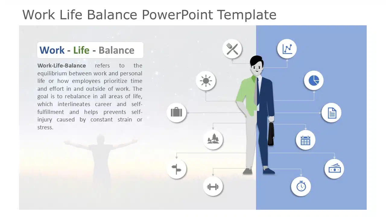 Work Life Balance 07 PowerPoint Template & Google Slides Theme