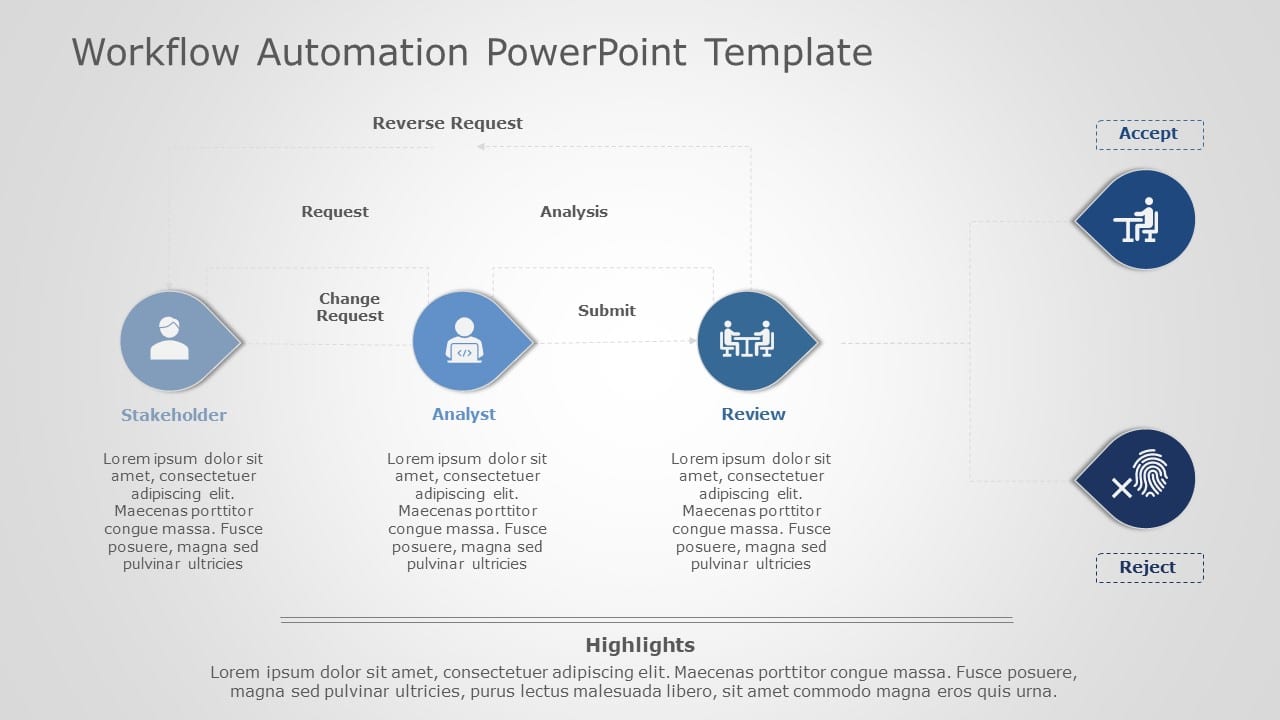 Workflow Automation 01 PowerPoint Template & Google Slides Theme
