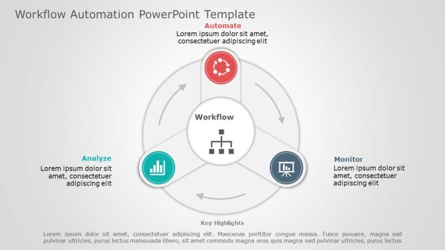 Workflow Automation 03 PowerPoint Template