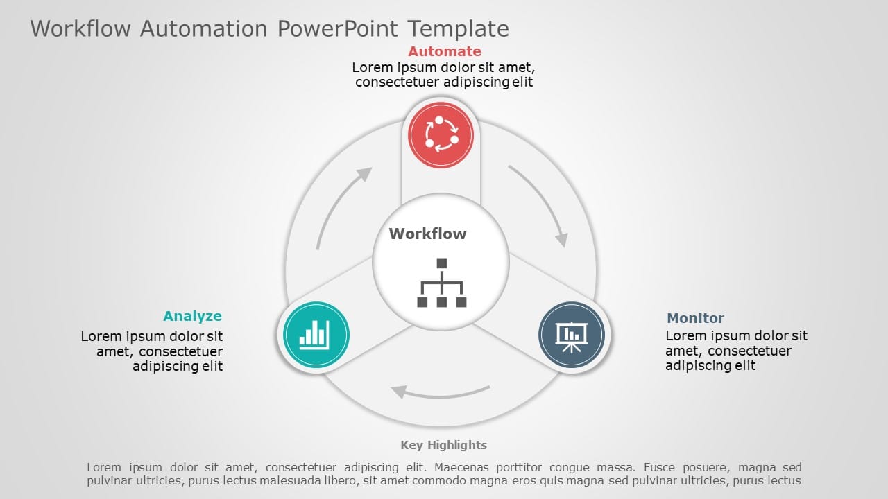 Workflow Automation 03 PowerPoint Template & Google Slides Theme
