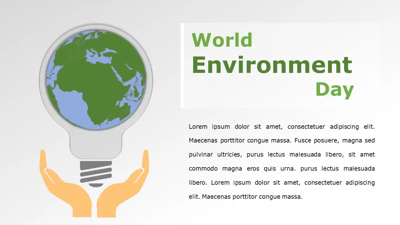 World Environment Day 04 PowerPoint Template & Google Slides Theme