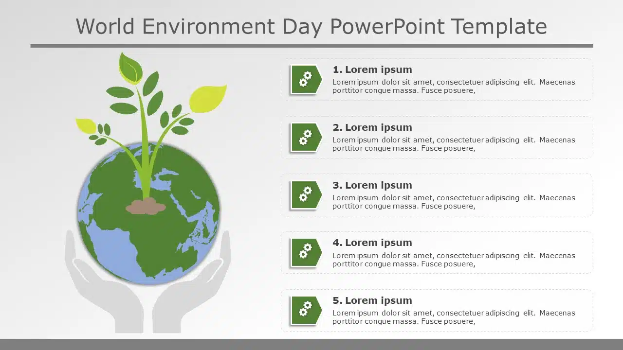 World Environment Day 05 PowerPoint Template & Google Slides Theme