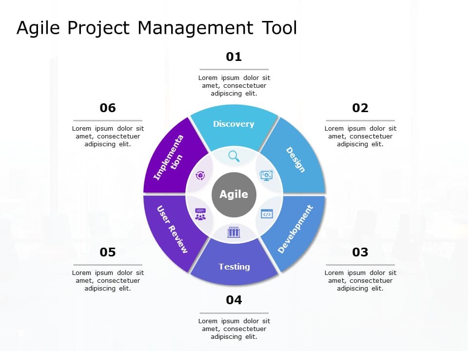 Agile Project Management Tool PowerPoint Template