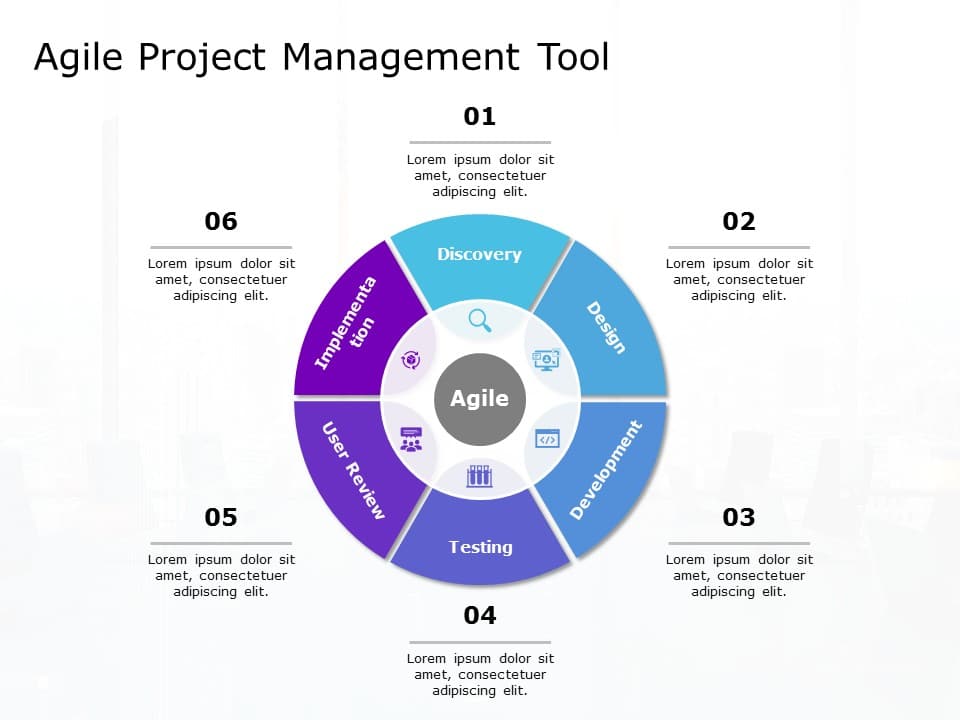 Agile Project Management Tool PowerPoint Template & Google Slides Theme