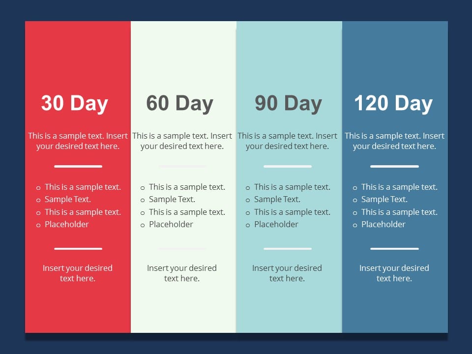 Animated 30 60 90 Day Plan Google Slides & PowerPoint Template