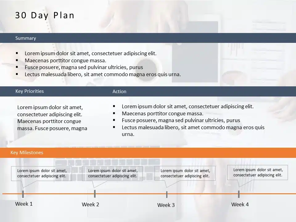 Animated 30 60 90 Day Plan PowerPoint Template 6 & Google Slides Theme