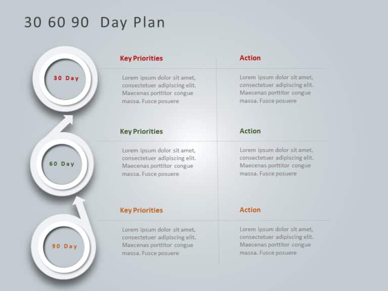 Animated 30 60 90 Day Plan PowerPoint Template 7 & Google Slides Theme