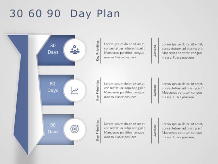 Animated 30 60 90 Day Plan 8 PowerPoint Template