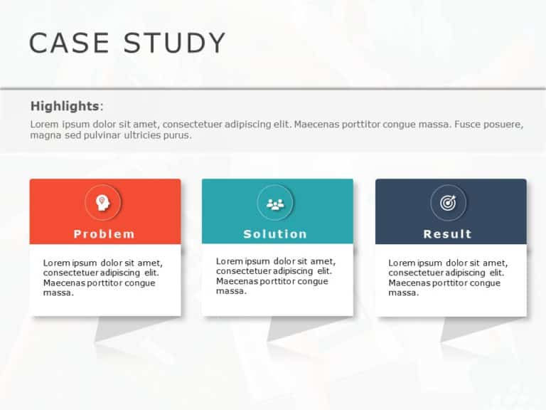 Animated Business Case Study PowerPoint Template & Google Slides Theme