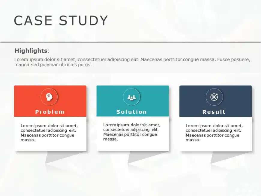 Animated Business Case Study PowerPoint Template