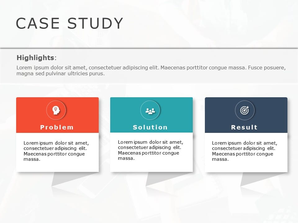 Animated Business Case Study PowerPoint Template & Google Slides Theme