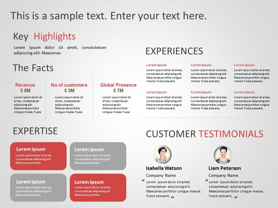 Animated Business Proposal Summary PowerPoint Template