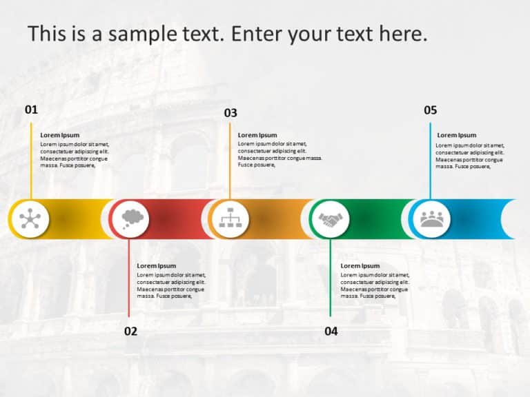 Animated Business Roadmap 16 PowerPoint Template & Google Slides Theme