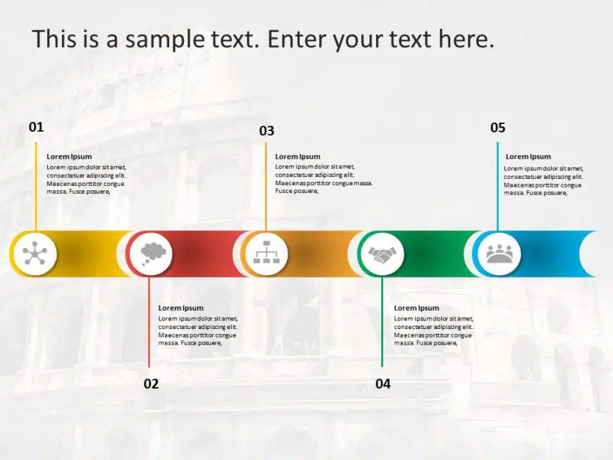 Animated Business Roadmap 16 PowerPoint Template