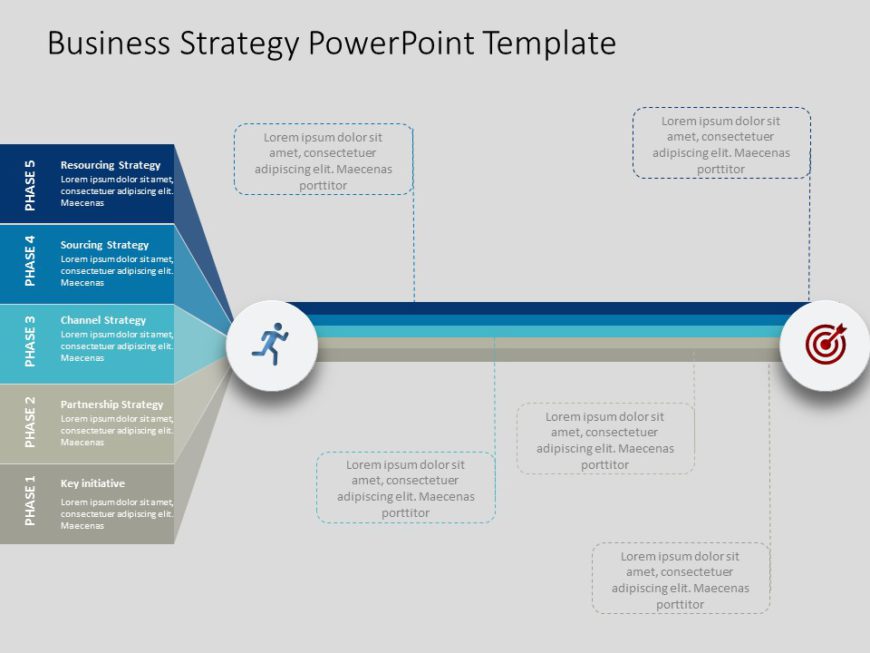 Animated Business Strategy PowerPoint Template 1