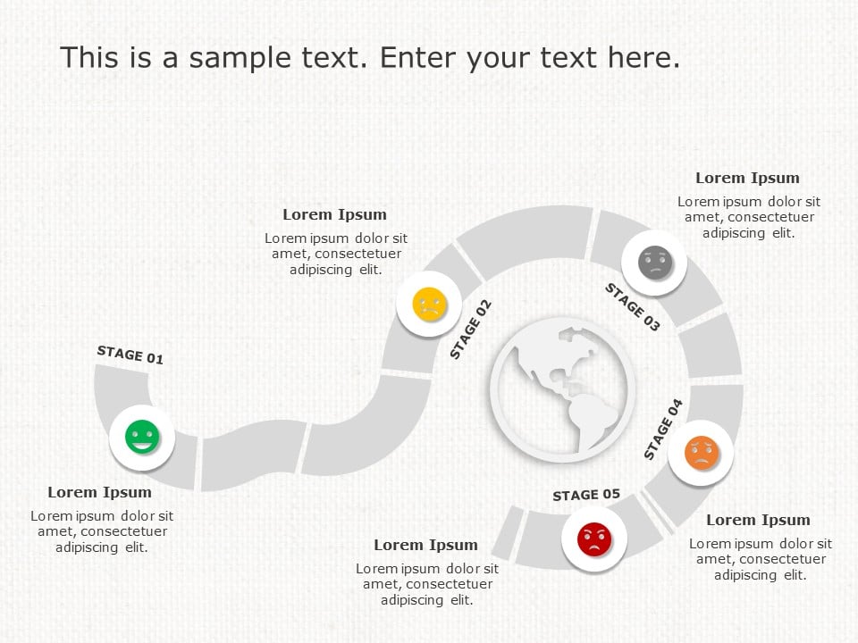 Animated Customer Journey 1 PowerPoint Template & Google Slides Theme